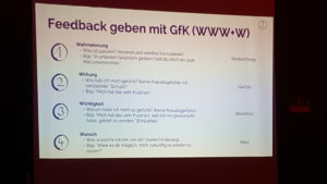 Feedback geben mit GfK (WWW + W)